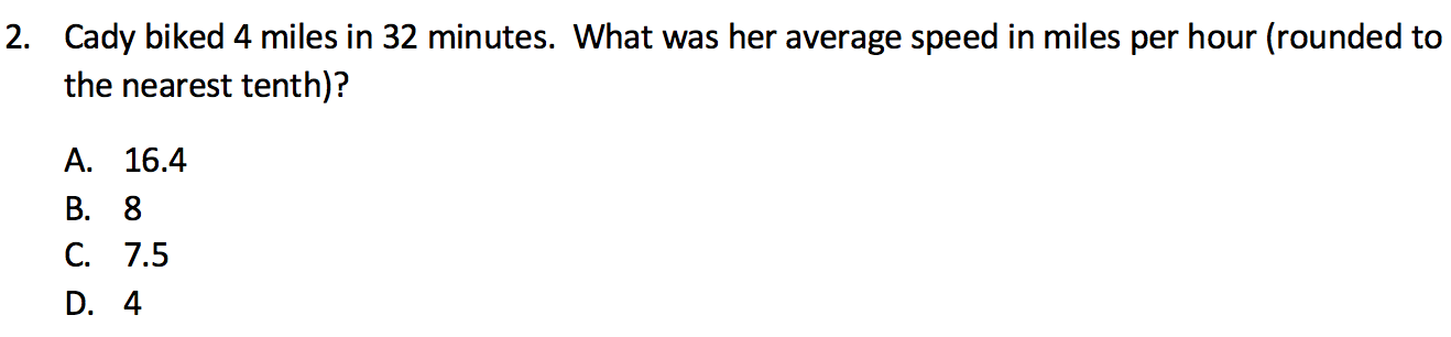 How to answer unit conversion questions on the SAT Math section