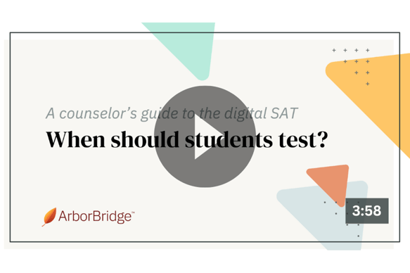Watch When Should Students Test